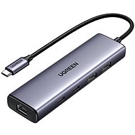 UGREEN 6-in-1 USB-C to 3*USB-C/2*USB 2.0/RJ45 - Docking Station