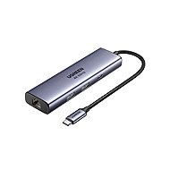 UGREEN 6-in-1 USB-C to 1×DP/1×USB-C/2×USB-A/1×RJ45 /PD100W - Docking Station