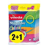 VILEDA Microcloth Colours 3 x 4pcs - Cloth
