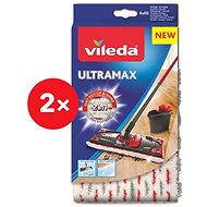 VILEDA 2× Ultramax mop replacement Microfibre 2in1 - Replacement Mop