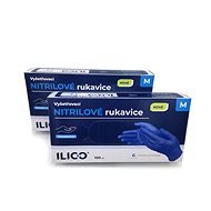 ILICO Nitril kesztyű M, 100 db - Egyszer használatos kesztyű