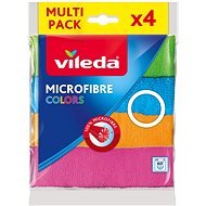 VILEDA Microfibre Colours 4pcs - Cloth