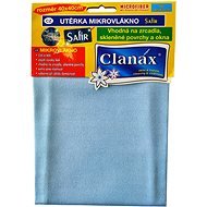 CLANAX microfibre window towel Sapphire 290 g, 40 × 40 cm - Dish Cloth