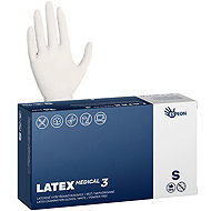 ESPEON Latex Medical3 size. S, 100 pcs - Medical Gloves
