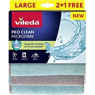 VILEDA Pro Clean Micro Sharpie 3 pcs - Microfiber Cloth