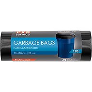 PRO SERVICE Professional black 120L, 20pcs - Bin Bags