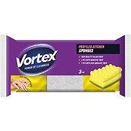 VORTEX Profiled and Care 3 pcs - Dish Sponge
