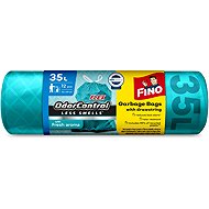 FINO FLEX Odor Control Drawstring Bin Bags 28 µm 35L, 12 pcs - Bin Bags