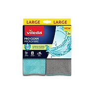 VILEDA Pro Clean Microfibre Cloths 2pcs - Microfiber Cloth