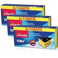 VILEDA Glitzi houbička 3× 3 ks - Dish Sponge