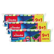 VILEDA Rainbow houbička 3× 10 ks - Dish Sponge