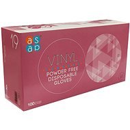ASAP Vinyl Gloves without Powder, 100pcs, size M - Disposable Gloves