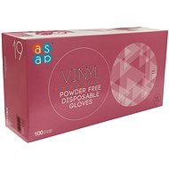 ASAP Vinyl Gloves without Powder, 100pcs, size XL - Disposable Gloves