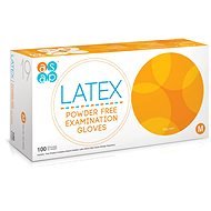 ASAP Latex Gloves without Powder, 100pcs, size M - Disposable Gloves