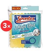 SPONTEX 2 Magic Effect Microfibre 20,5 × 22 cm (6 ks) - Handrička