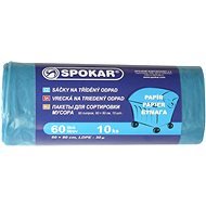SPOKAR Waste Sorting Bags 60l, 10 Pcs, Blue - Bin Bags