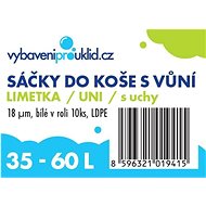 ALLSERVICES LDPE UNI Lime 35-60 l, 18 um, 10 pcs - Bin Bags