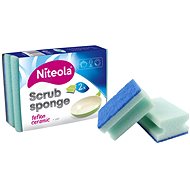 NITEOLA Shaped Sponge Grip Teflon Ceramics 2 pcs - Dish Sponge