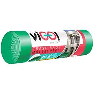 VIGO 45 mic, 120 l, 7 pcs, Green - Bin Bags