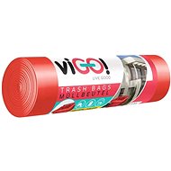 VIGO 45 mic, 120l, 7 pcs, Red - Bin Bags