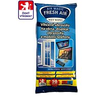 Fresh Air cleaning wipes for windows, displays, screens and mobile phones, 20 pcs - Cleaning Wipes