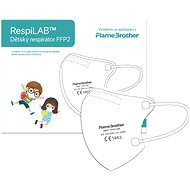 RespiLAB Children's Respirator FFP2 NR, 10 Pcs (White) - Respirator