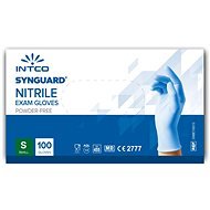 INTCO - Egyszer használatos nitril vizsgálókesztyű (nem steril, púdermentes) (S méret) - Egyszer használatos kesztyű