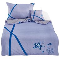 Universal Desing 3-piece bed linen - Blue with starfish - Bed Linen