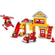 Unico Plus Fire Station compatible 96 parts - Building Set