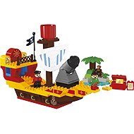 Unico Plus Pirate ship compatible 100 parts - Building Set