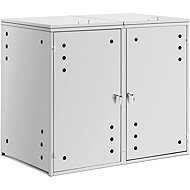 UNIPRODO Bin cover with ventilation 2 × 240 l - Bin Shed