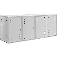 UNIPRODO Bin cover with ventilation 4 × 240 l - Bin Shed