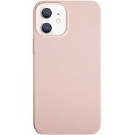 Uniq Hybrid Lino Hue Antimicrobial Blush Pink iPhone 12 Mini tok - Telefon tok