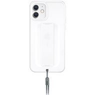 UNIQ Hybrid iPhone 12 mini Heldro Antimikrobiálny kryt s páskou a pútkom číry - Kryt na mobil