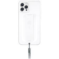 UNIQ Hybrid Heldro iPhone 12/12 Pro átlátszó antimikrobiális tok zsinórral és pánttal - Telefon tok