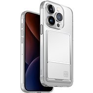 UNIQ Air Fender ID ochranný kryt na iPhone 15 Pro, Nude (Transparent) - Phone Cover