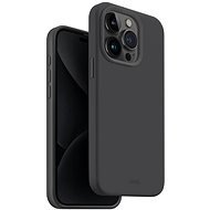 UNIQ Lino Hue MagClick Schutzhülle für iPhone 15 Pro, Charcoal (Grey) - Handyhülle
