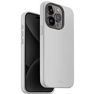 UNIQ Lino Hue MagClick ochranný kryt na iPhone 15 Pro, Chalk grey - Phone Cover