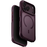 UNIQ Veren MagClick charging ochranný kryt na iPhone 17 Pro/18 Pro, Burgundy frost - Phone Cover