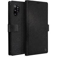 Uniq Journa Heritage Galaxy Note10+ Ebene Black - Puzdro na mobil