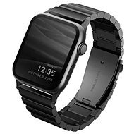 Uniq Strova Apple Watch Gelenkarmband aus Stahl 42/44/45/Ultra 49mm - Midnight Black - Armband