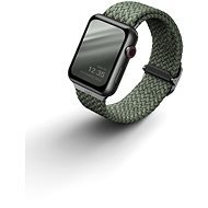 UNIQ Aspen Braided Armband für Apple Watch 42/44/45/Ultra 49mm grün - Armband