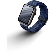 UNIQ Aspen Braided remienok pre Apple Watch 44/42 mm modrý - Remienok na hodinky