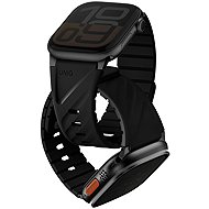 UNIQ Fluo for Apple Watch 49/46/45/44/42/41/40 mm, Midnight black - Watch Strap