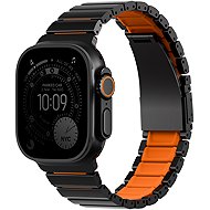 UNIQ Strova Flex for Apple Watch 49/46/45/44 mm, Midnight black/Volt orange - Watch Strap