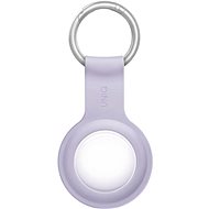UNIQ Lino Liquid AirTag Silicone Strap Light Purple - AirTag Key Ring