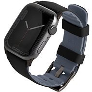 UNIQ Linus Airsoft Silikonarmband für Apple Watch 38 mm / 40 mm / 41 mm - schwarz - Armband