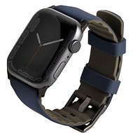 UNIQ Linus Airsoft Silikonarmband für Apple Watch 42 mm / 44 mm / 45 mm / Ultra 49 mm - blau - Armband