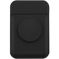 UNIQ Flixa magnetische Brieftasche und Halter mit Griff, Jet black - MagSafe Wallet
