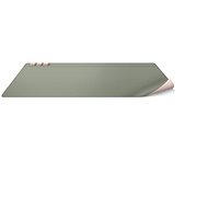UNIQ Hagen Intelligens kétoldalas asztal alátét, Blush pink/Mist green - Egérpad